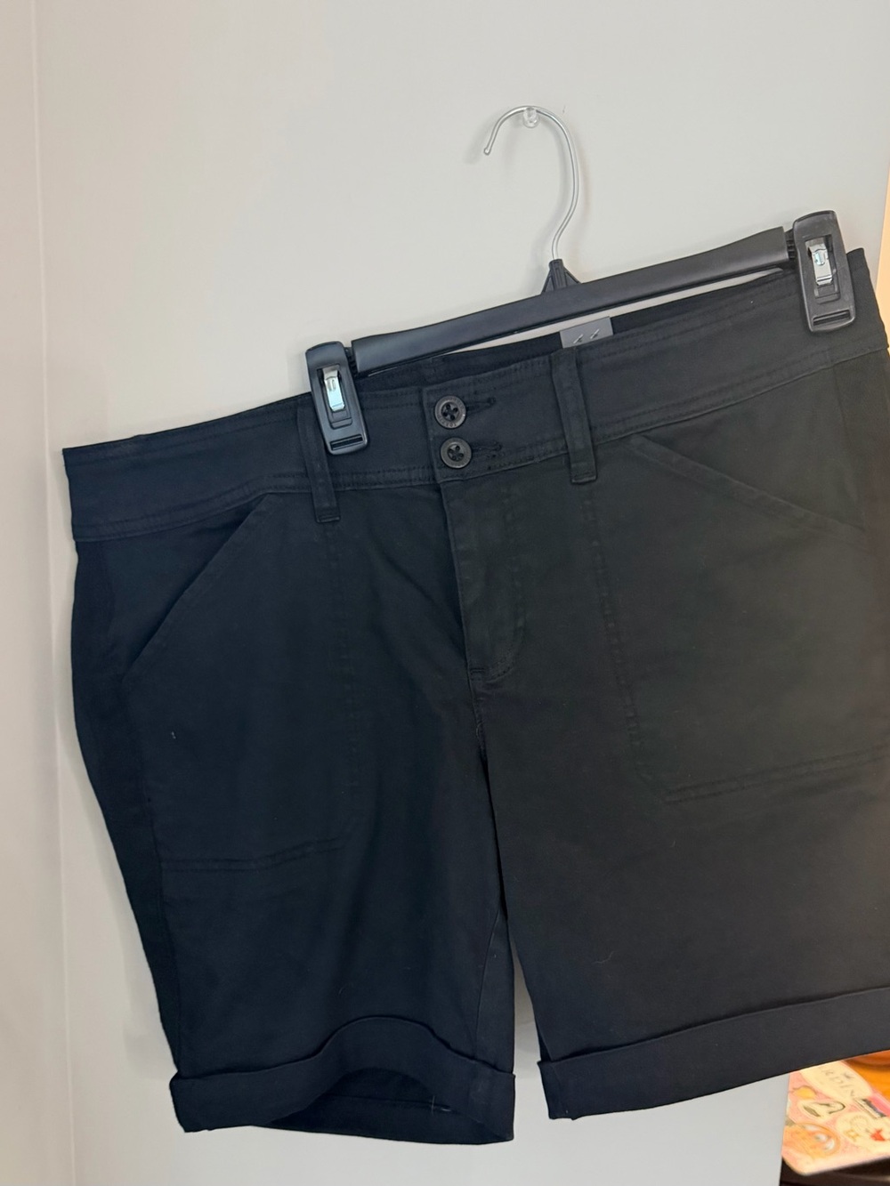 Women’s Black Casual Roll-Cuff Jeans Shorts TORRID SZ:14